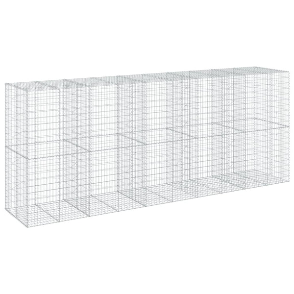 Gabione mit Deckel 500x100x200 cm
