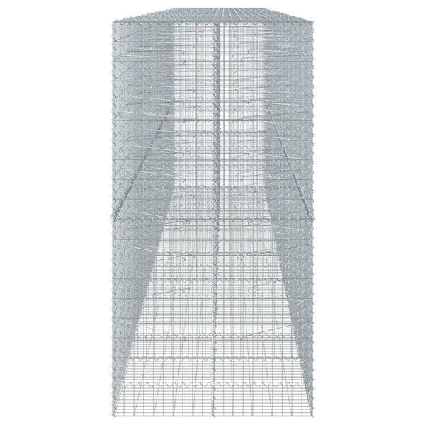 Gabione mit Deckel, 750x100x200 cm, Verzinkt