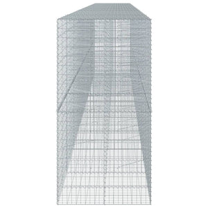 Gabione mit Deckel, Verzinkt, 950x100x200 cm