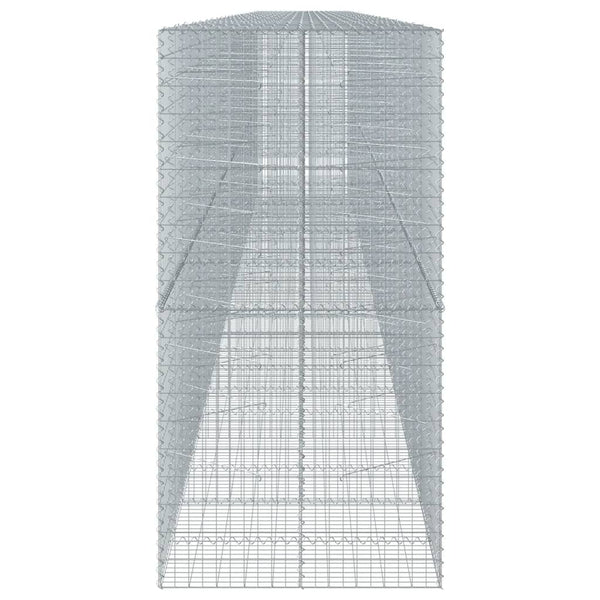 Gabione mit Deckel, 120x100x200 cm, Verzinkt