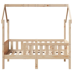 Hausbett Kinderbett 80x160 cm Kiefer Massivholz