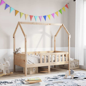 Hausbett Kinderbett 80x160 cm Kiefer Massivholz