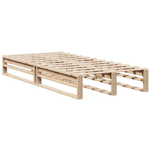 vidaXL Lit en bois massif sans matelas 75x190 cm Pin