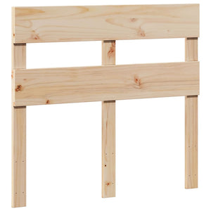 vidaXL Lit en bois massif sans matelas 75x190 cm Pin