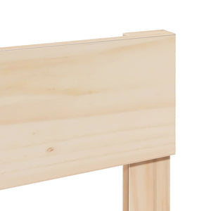 vidaXL Lit en bois massif sans matelas 75x190 cm Pin