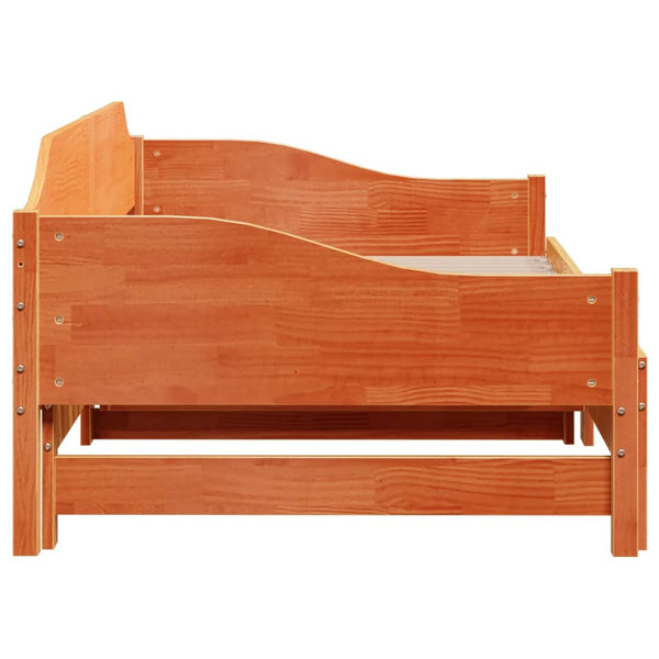 Ausziehbares Tagesbett 90x190 cm Massivholz