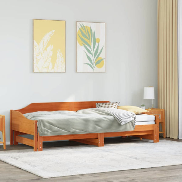Ausziehbares Tagesbett 90x190 cm Massivholz