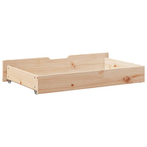 Bettschubladen Kiefer Massivholz 2er-Set