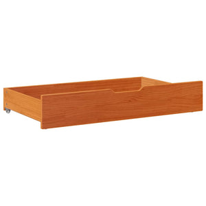 Bettschubladen 2er Set Kiefer Massivholz