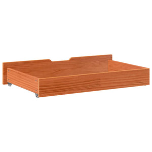 Bettschubladen 2er Set Kiefer Massivholz