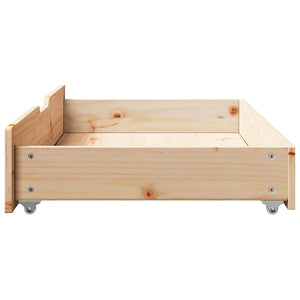 Bettschubladen Kiefer Massivholz 90x55 cm, 2er-Set
