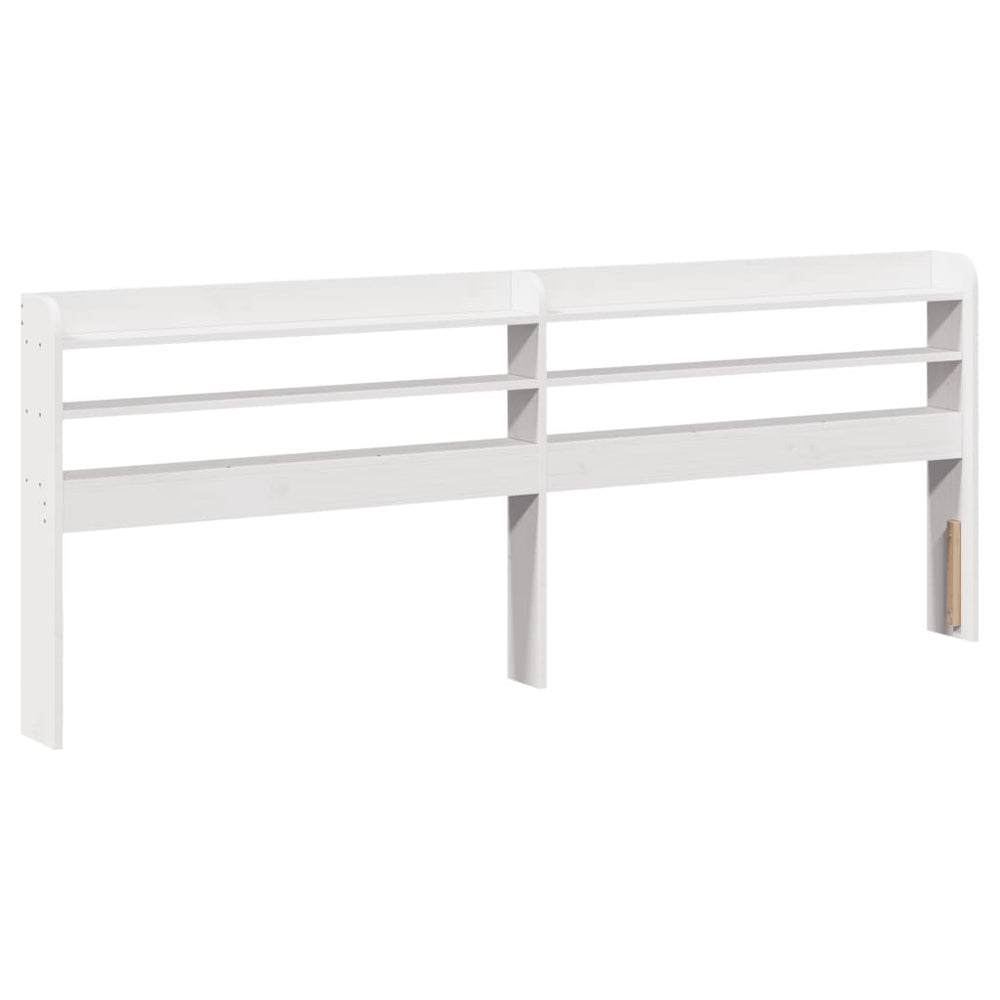 Kopfteil Weiß 180cm Kiefer Massivholz