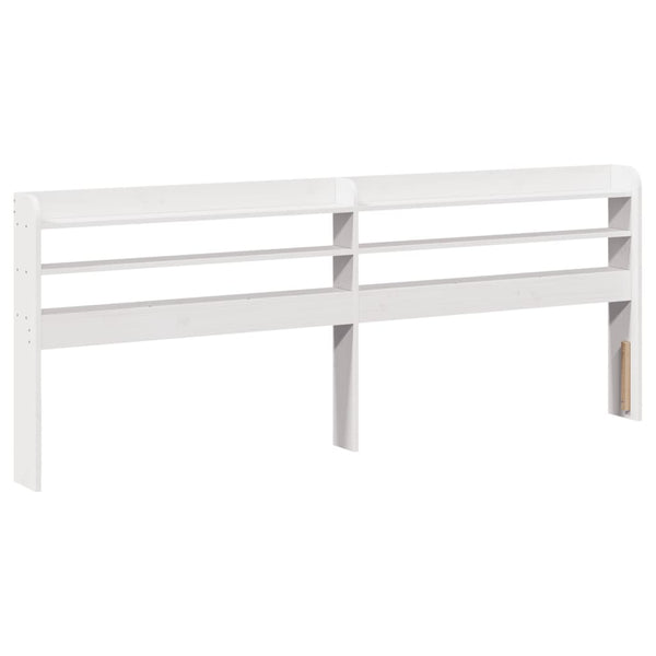 Kopfteil Weiß 180cm Kiefer Massivholz