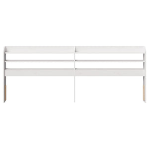 Kopfteil Weiß 180cm Kiefer Massivholz