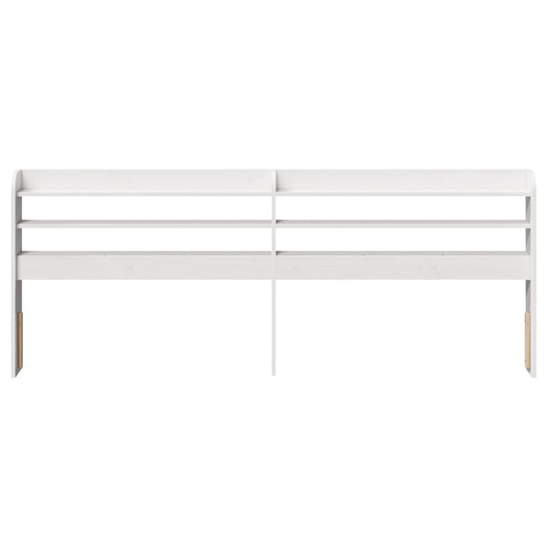Kopfteil Weiß 180cm Kiefer Massivholz
