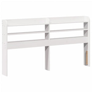Kopfteil Weiß 160 cm Kiefer Massivholz