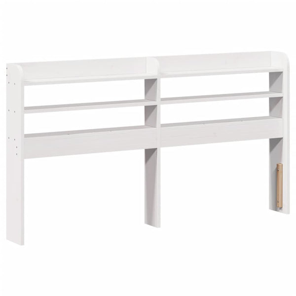 Kopfteil Weiß 160 cm Kiefer Massivholz