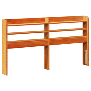 Kopfteil mit Ablagen 150 cm Kiefer Massivholz