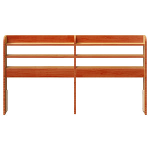 Kopfteil mit Ablagen 150 cm Kiefer Massivholz