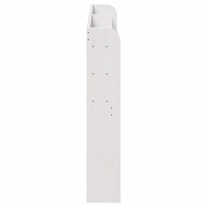 Weißes Kopfteil 140 cm mit Ablagen