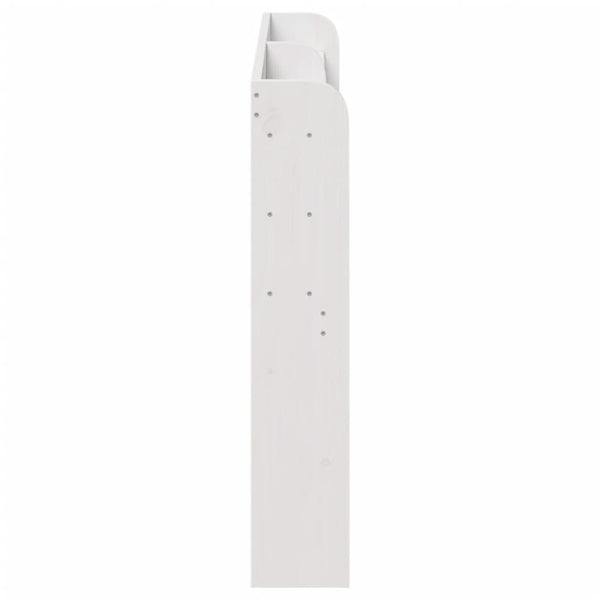 Weißes Kopfteil 140 cm mit Ablagen
