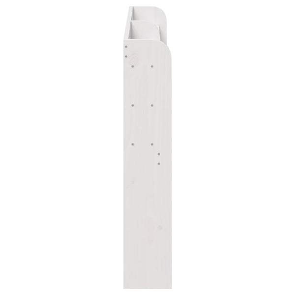 Weißes Kopfteil mit Ablagen 135 cm