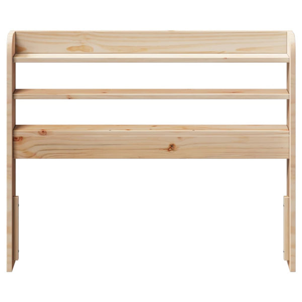 Kopfteil 75 cm Kiefer Massivholz mit Ablagen