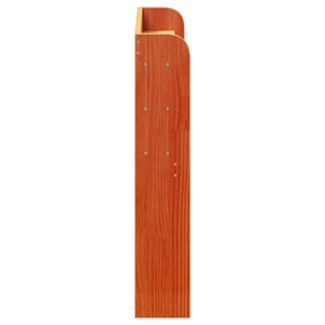 Kopfteil mit Ablagen Wachsbraun 75cm Kiefer