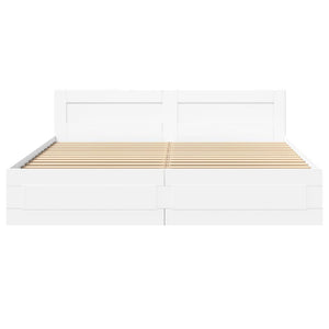 Bettgestell Weiß 180x200 cm Ohne Matratze