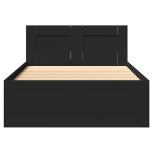 Bettgestell Schwarz 100x200 cm