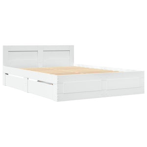 Bettgestell Weiß 120x190 cm ohne Matratze