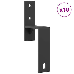 Schiebetürbeschlag Set 427 cm Schwarz