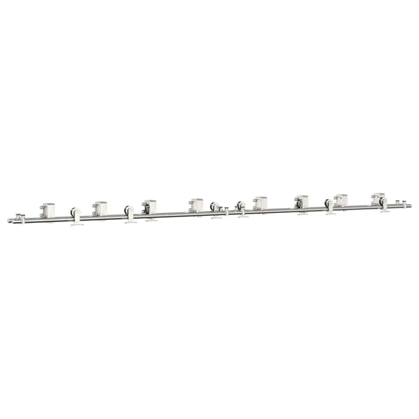 Schiebetür Beschlagsatz 366 cm Edelstahl