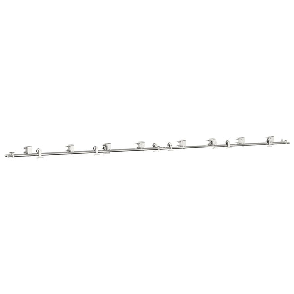Schiebetür-Beschlagsatz 400cm Edelstahl