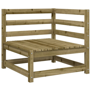 vidaXL Ensemble de canapés de jardin 2 pcs en pin imprégné