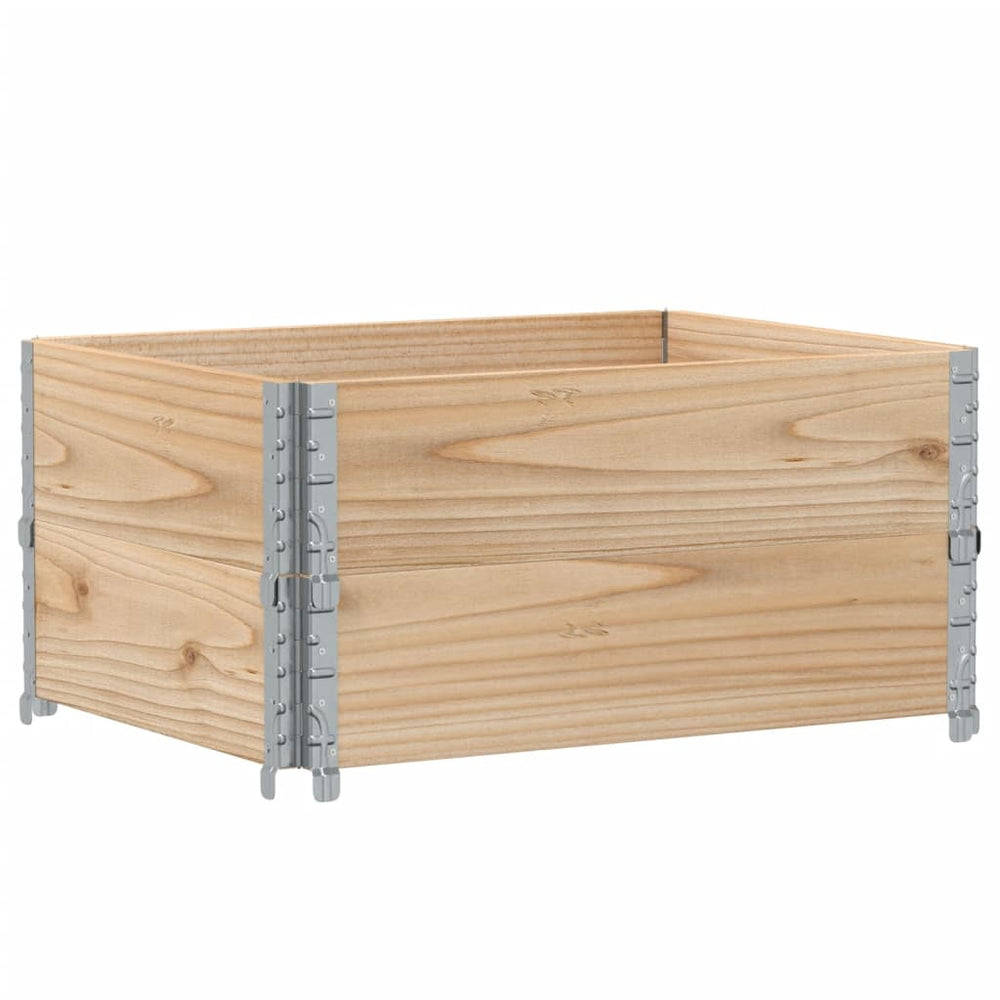 Palettenaufsatzrahmen 80x60 cm, 2er Set