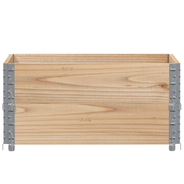 Palettenaufsatzrahmen 80x60 cm, 2er Set