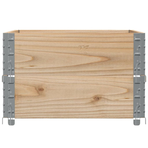 Palettenaufsatzrahmen 80x60 cm, 2er Set