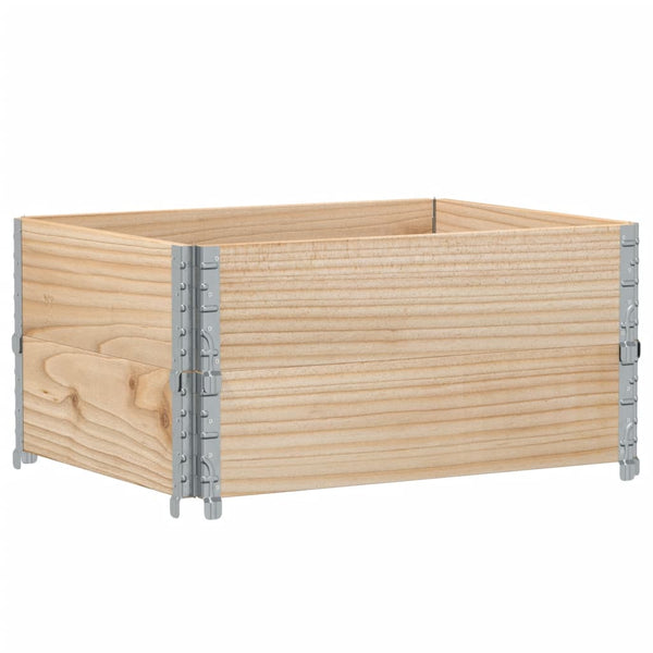 Palettenaufsatzrahmen 80x60 cm, 2er Set