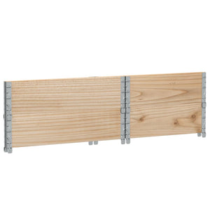 Palettenaufsatzrahmen 80x60 cm, 2er Set