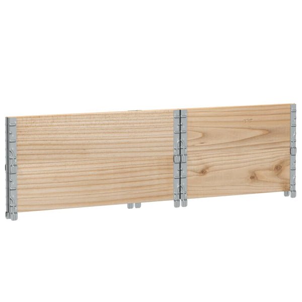 Palettenaufsatzrahmen 80x60 cm, 2er Set