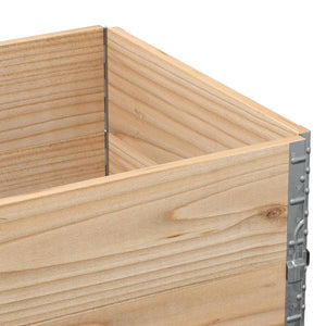 Palettenaufsatzrahmen 80x60 cm, 2er Set