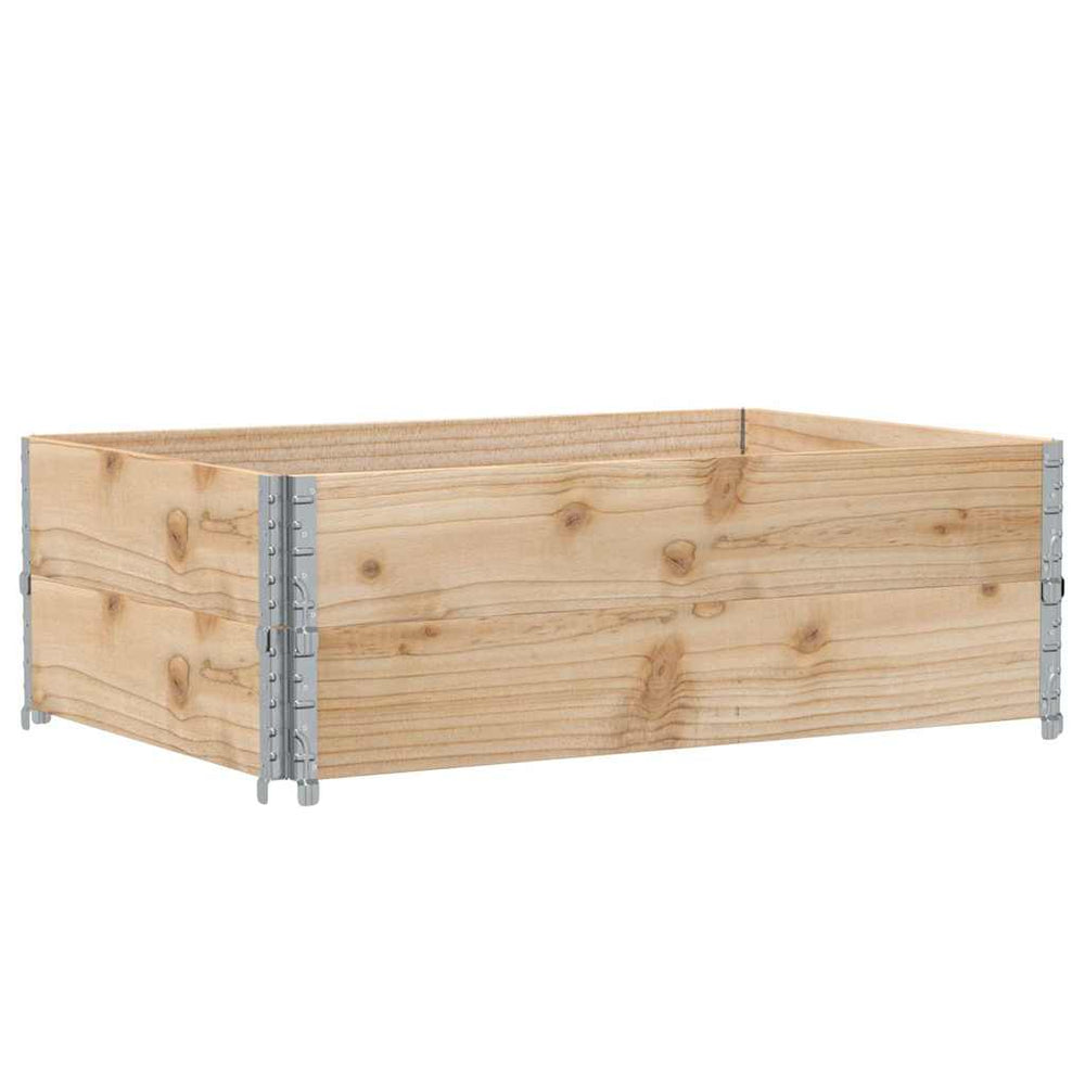 Palettenaufsatzrahmen 120x80 cm, 2er Set