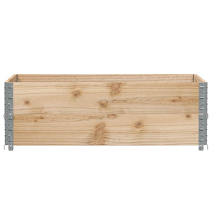 Palettenaufsatzrahmen 120x80 cm, 2er Set