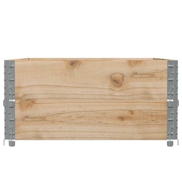 Palettenaufsatzrahmen 120x80 cm, 2er Set