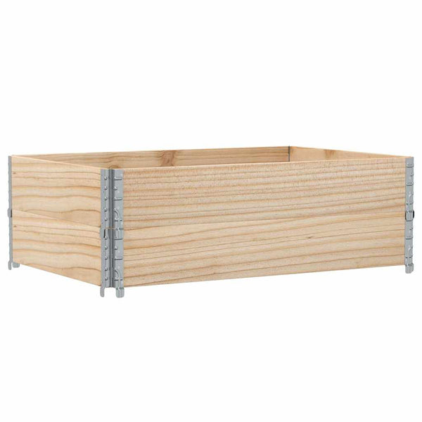 Palettenaufsatzrahmen 120x80 cm, 2er Set