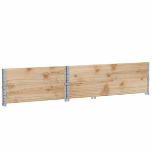 Palettenaufsatzrahmen 120x80 cm, 2er Set