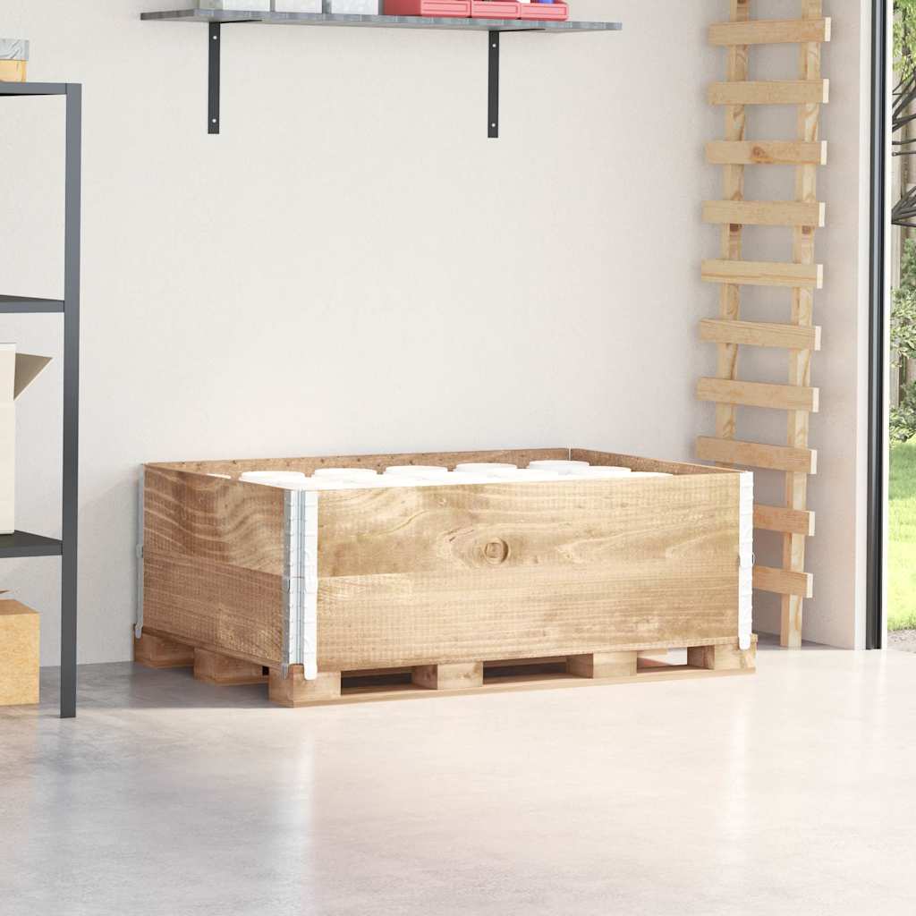 Palettenaufsatzrahmen 120x80 cm, 2er Set