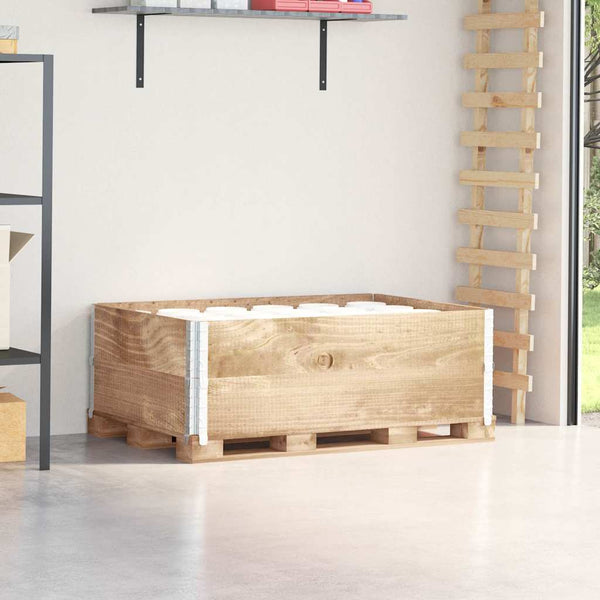 Palettenaufsatzrahmen 120x80 cm, 2er Set