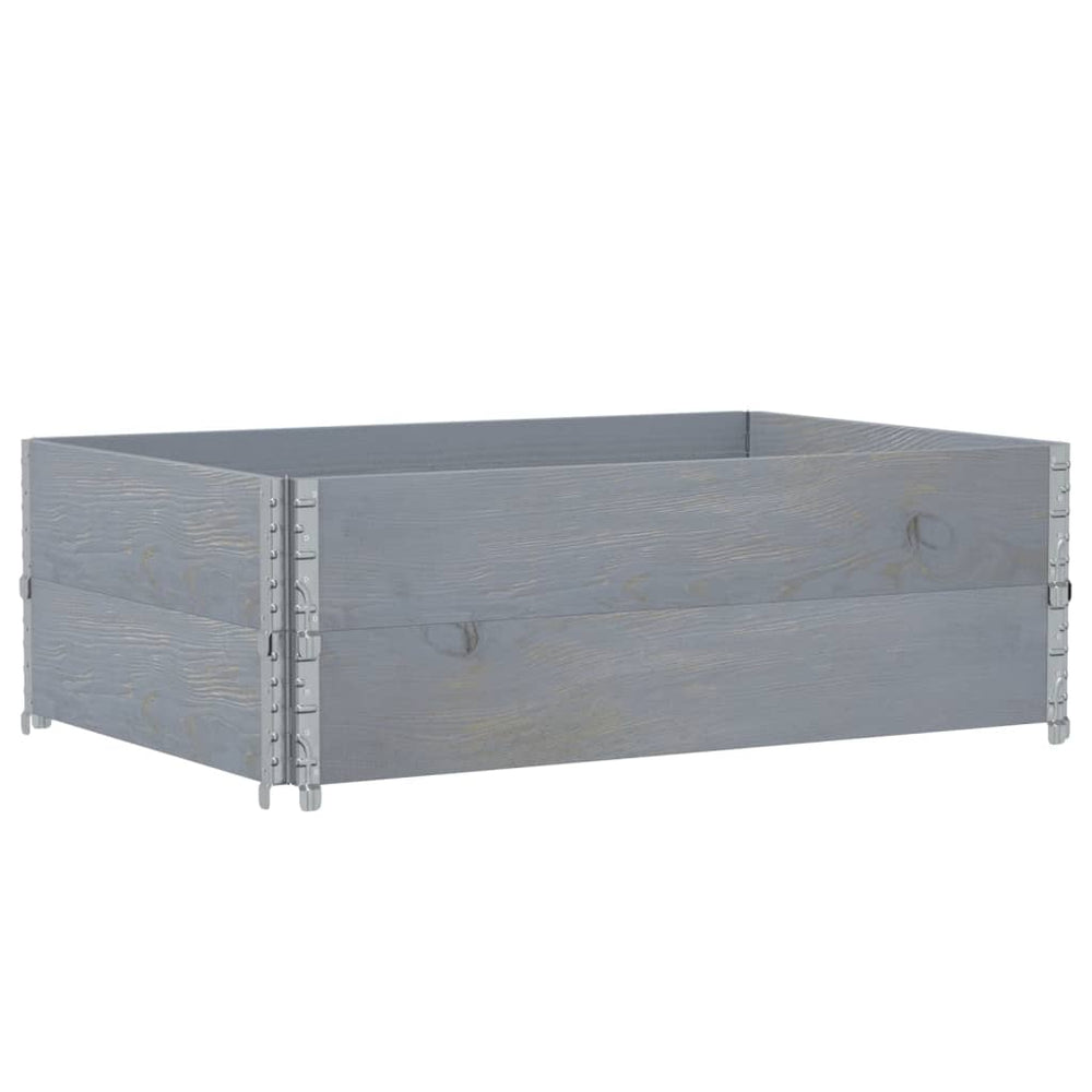 Palettenaufsatzrahmen 120x80cm, 2er Set